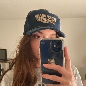 Lucky Brand Denim trucker hat